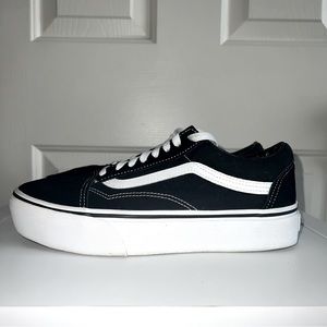 Classic Black Platform Vans